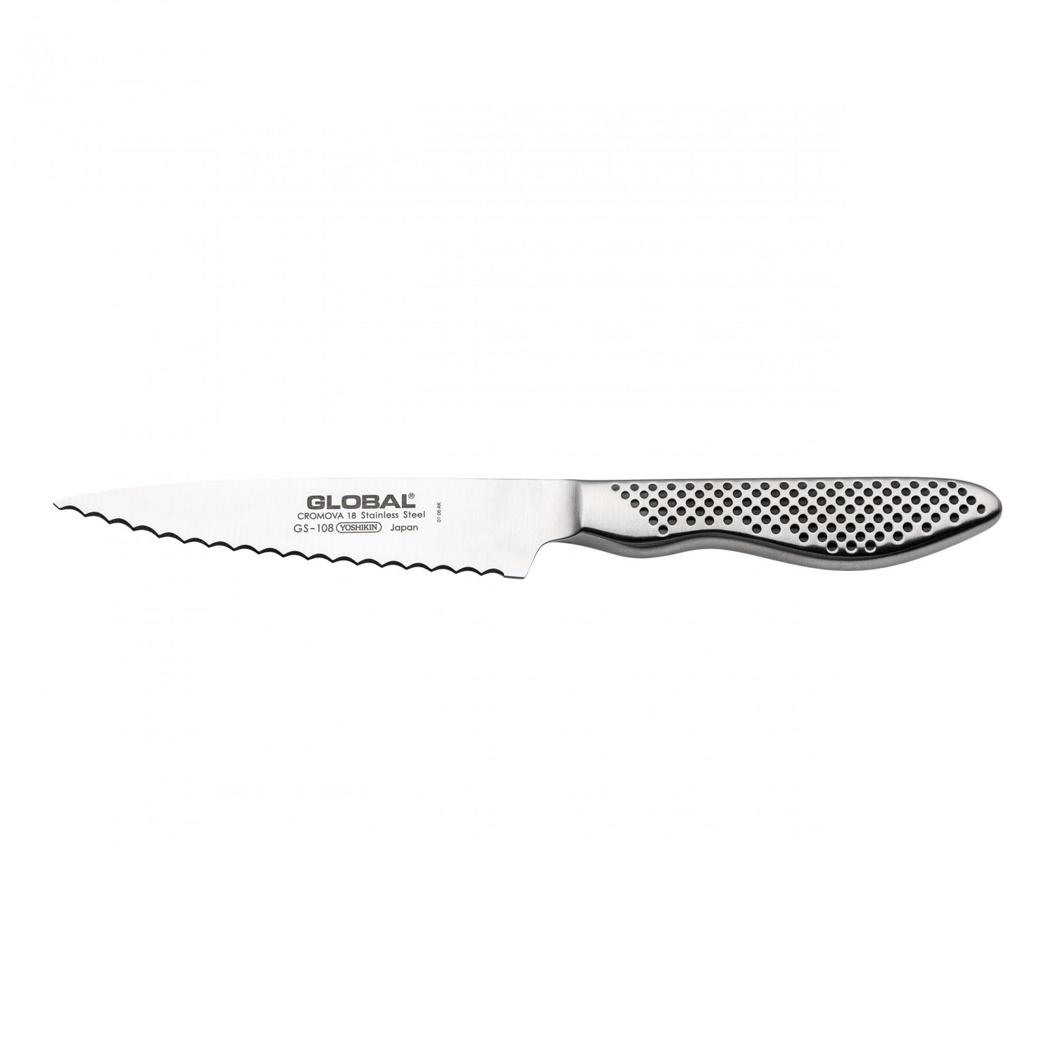 Global 12cm Utility Scalloped Blade